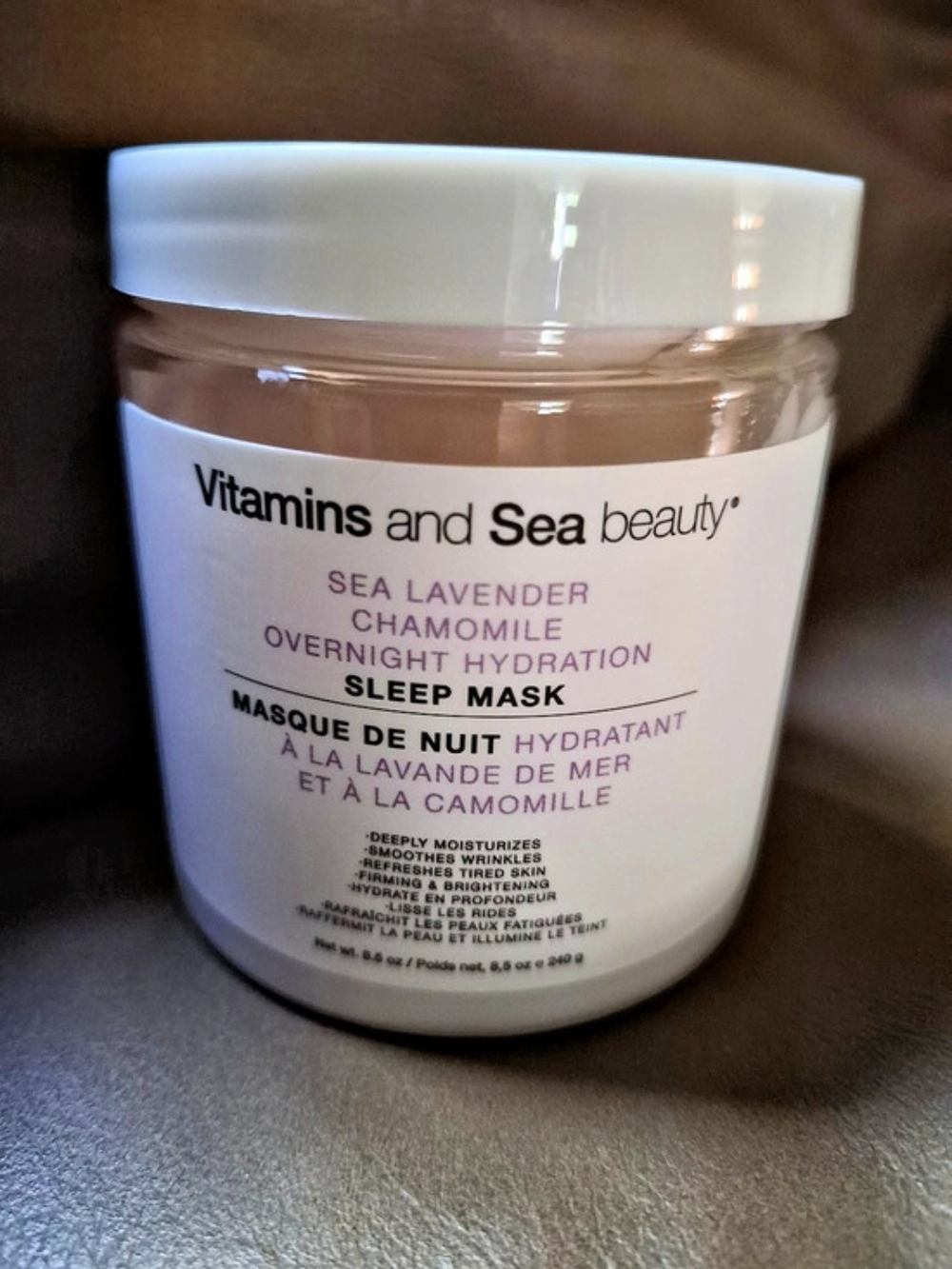 Vitamins and Sea beauty Sea Lavender Chamomile Overnight Hydration Sleep Mask